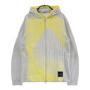 ADIDAS GOLF アディダスゴルフ HG1674 ニット ジップパーカー グラデーション グレー系 M 【中古】ゴルフウェア レディース