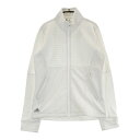 ADIDAS GOLF アディダスゴルフ GU3926 裏起毛 ジップジャケット ホワイト系 M 【中古】ゴルフウェア レディース