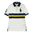 Polo by Ralph Lauren ポロ バイ ラルフ ローレン 半袖ポロシャツ ビッグポニー ホワイト系 M 【中古】レディース