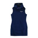 BEAMS GOLF ビームスゴルフ 2024年モデル コーデュロイ ノースリーブワンピース ネイビー系 L 【中古】ゴルフウェア レディース
