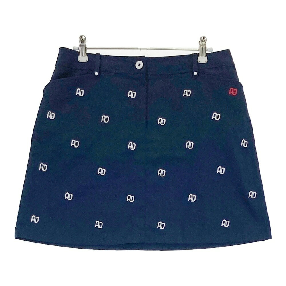 ADABAT アダバット スカート ネイビー系 40 【中古】ゴルフウェア レディース