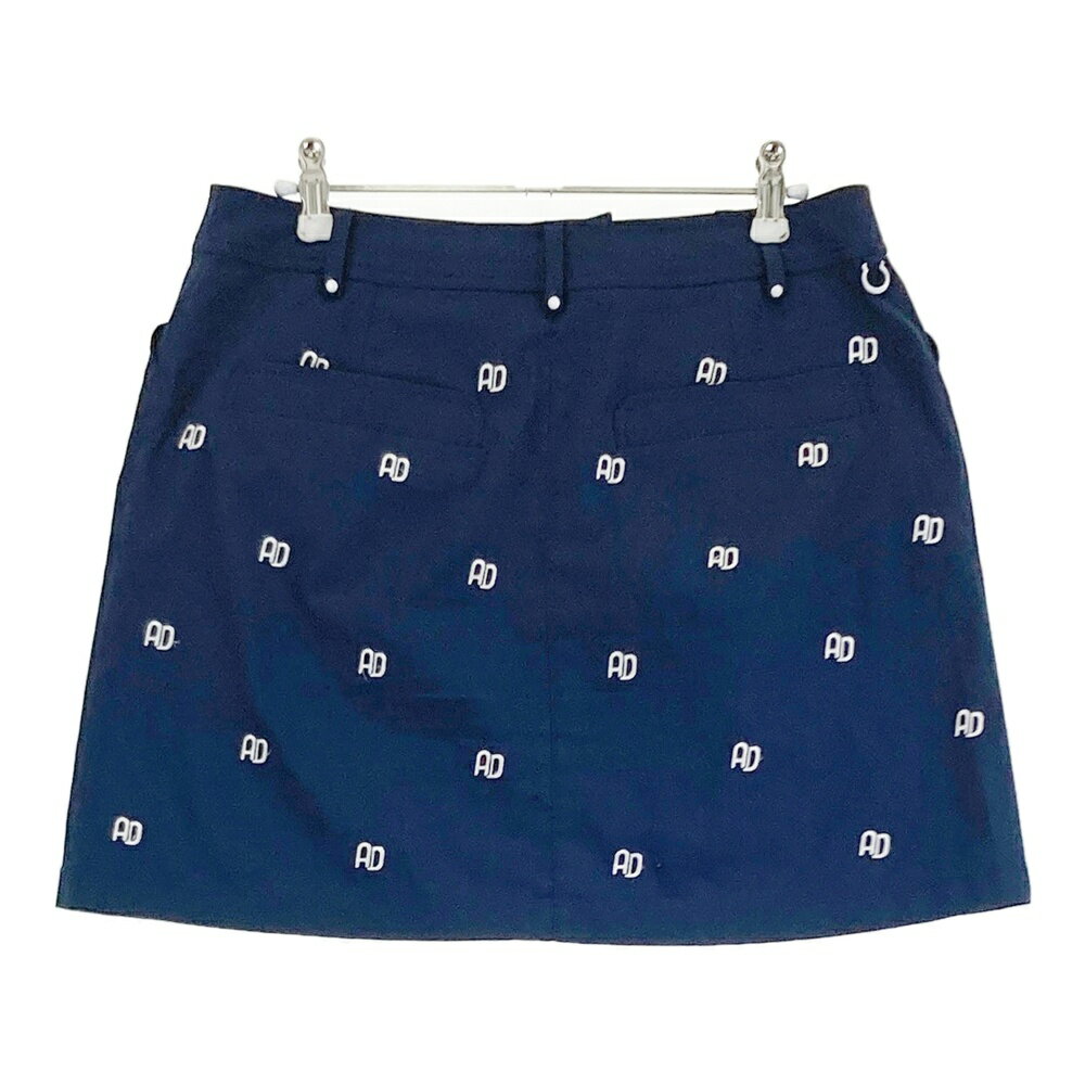 ADABAT アダバット スカート ネイビー系 40 【中古】ゴルフウェア レディース