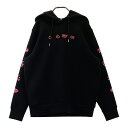 CUARTO UNITED クアルトユナイテッド ダンボールニット 長袖パーカー ブラック系 XL 【中古】ゴルフウェア レディース