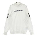 PEARLY GATES パーリーゲイツ ハイネック 長袖 ニットセーター ホワイト系 1 【中古】ゴルフウェア レディース
