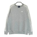 PEARLY GATES パーリーゲイツ レース付 長袖スウェット グレー系 0 【中古】ゴルフウェア レディース