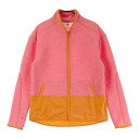 ADIDAS GOLF アディダスゴルフ ジップジャケット ピンク系 L 【中古】ゴルフウェア レディース
