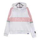 FILA GOLF フィラゴルフ 長袖 スエットパーカー ピンク系 M 【中古】ゴルフウェア レディース