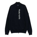 PEARLY GATES パーリーゲイツ 055-2272002 カシミヤ ニット ジップジャケット ロゴ ブラック系 2 【中古】ゴルフウェア レディース