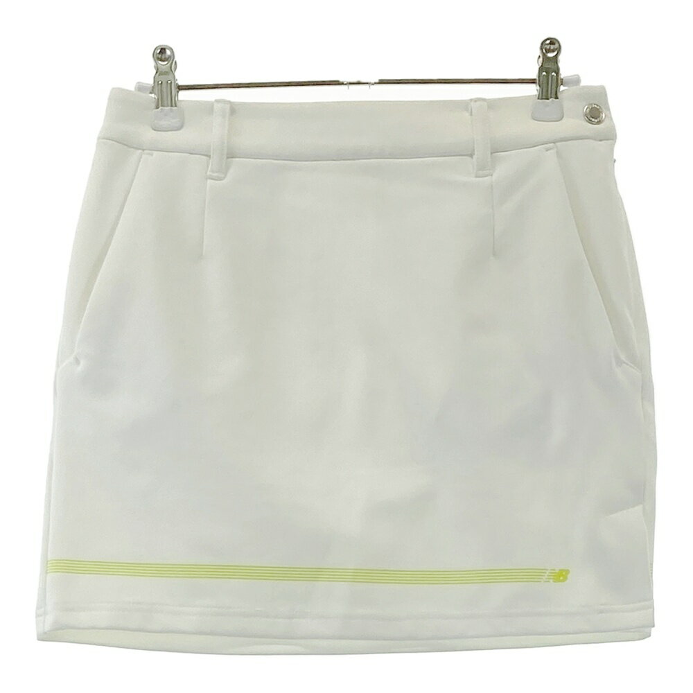 NEW BALANCE GOLF ニューバランス ストレッチスカート ホワイト系 0 【中古】ゴルフウェア レディース