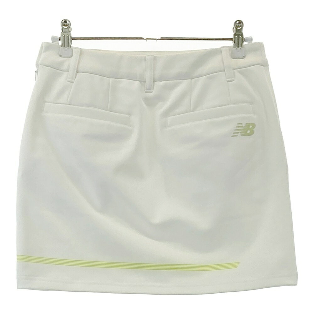 NEW BALANCE GOLF ニューバランス ストレッチスカート ホワイト系 0 【中古】ゴルフウェア レディース