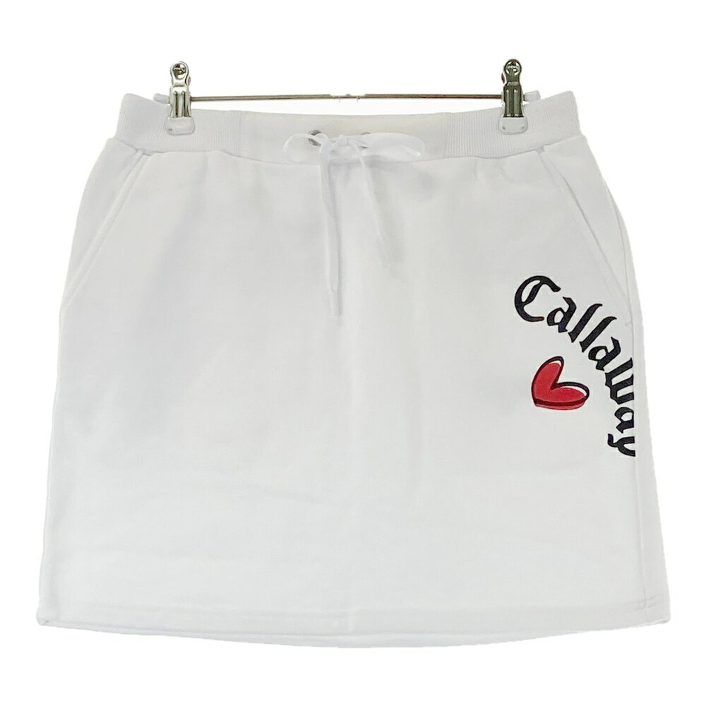CALLAWAY キャロウェイ 2024年モデル ストレッチスカート ホワイト系 M 【中古】ゴルフウェア レディース