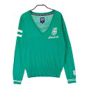 ADMIRAL アドミラル 長袖ニットセーター グリーン系 L 【中古】ゴルフウェア レディース
