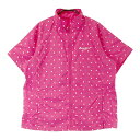 marie claire sport マリクレール スポール リバーシブル 半袖 ジップジャケット ピンク系 L 【中古】ゴルフウェア レディース