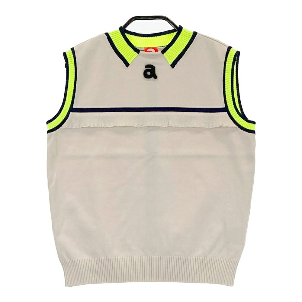 ARCHIVIO アルチビオ ニットベスト ベージュ系 38 【中古】ゴルフウェア レディース