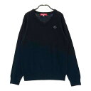 marie claire sport マリクレール スポール 長袖 ニットセーター ブラック系 L 【中古】ゴルフウェア レディース