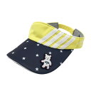 CALLAWAY キャロウェイ サンバイザー ベア 星条旗柄 イエロー系 FR 【中古】ゴルフウェア