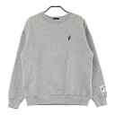 PEARLY GATES パーリーゲイツ PEANUTS 裏起毛 スウェットトレーナー スヌーピー グレー系 1 【中古】ゴルフウェア レディース
