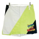 DANCE WITH DRAGON ダンスウィズドラゴン キュロットスカート スパンコール グリーン系 1 【中古】ゴルフウェア レディース