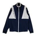 LE COQ GOLF ルコックゴルフ 裏メッシュ ジャケット ネイビー系 L 【中古】ゴルフウェア レディース