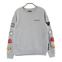 PEARLY GATES パーリーゲイツ × Disney ミッキーマウス 長袖スウェットトレーナー グレー系 1 【中古】ゴルフウェア レディース