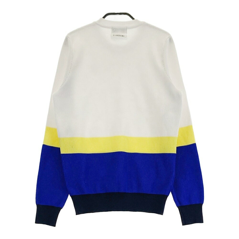 ST ANDREWS セントアンドリュース ニットセーター ホワイト系 M 【中古】ゴルフウェア レディース