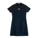 FILA GOLF フィラゴルフ ハイネック 半袖ワンピース ブラック系 M 【中古】ゴルフウェア レディース