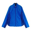 DESCENTE GOLF デサントゴルフ ジップジャケット ブルー系 L 【中古】ゴルフウェア レディース