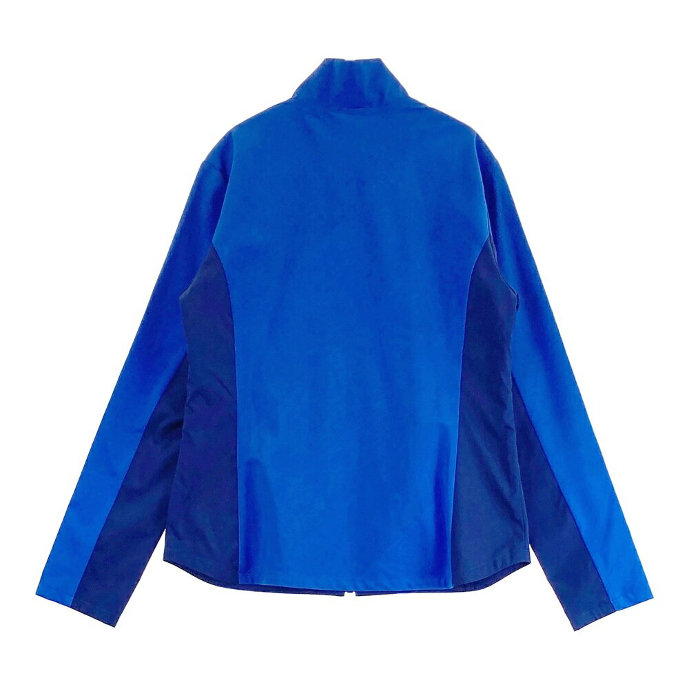 DESCENTE GOLF デサントゴルフ ジップジャケット ブルー系 L 【中古】ゴルフウェア レディース