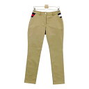 TOMMY HILFIGER GOLF トミー ヒルフィガーゴルフ 2023年 ストレッチパンツ ベージュ系 L 【中古】ゴルフウェア レディース