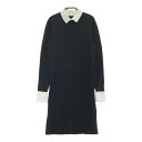 TORY BURCH トリーバーチ ニットワンピース ブラック系 XS 【中古】レディース