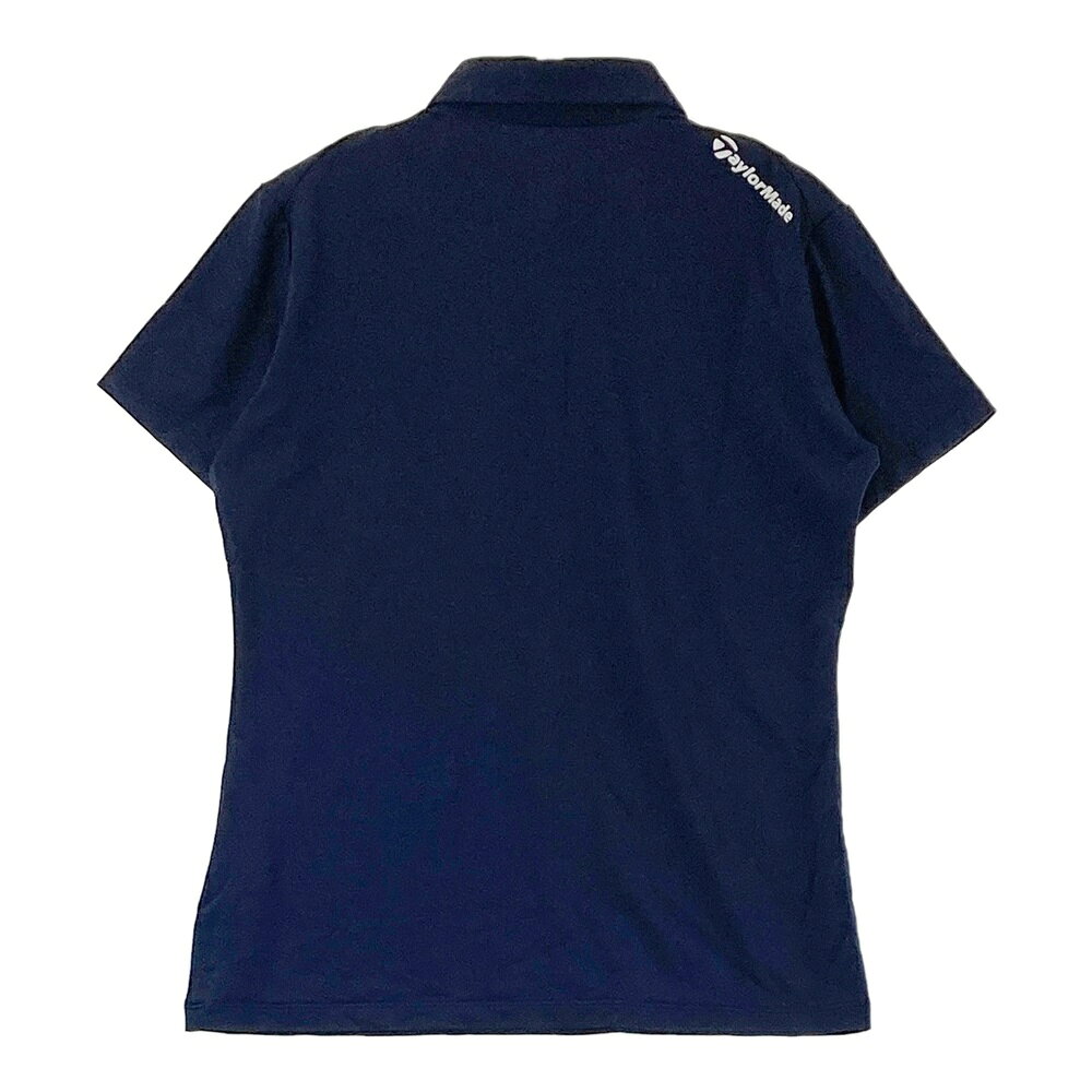TAYLOR MADE テーラーメイド 半袖ポロシャツ ネイビー系 S 【中古】ゴルフウェア レディース