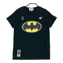 MASTER BUNNY EDITION マスターバニーエディション ×BATMAN 半袖Tシャツ サンプル品 ブラック系 0 【中古】ゴルフウェア レディース