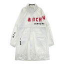 ARCHIVIO アルチビオ 2WAY レインワンピース ロゴ ホワイト系 40 【中古】ゴルフウェア レディース