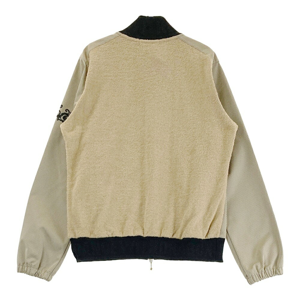 DANCE WITH DRAGON ダンスウィズドラゴン 長袖ジップジャケット ベージュ系 2 【中古】ゴルフウェア レディース