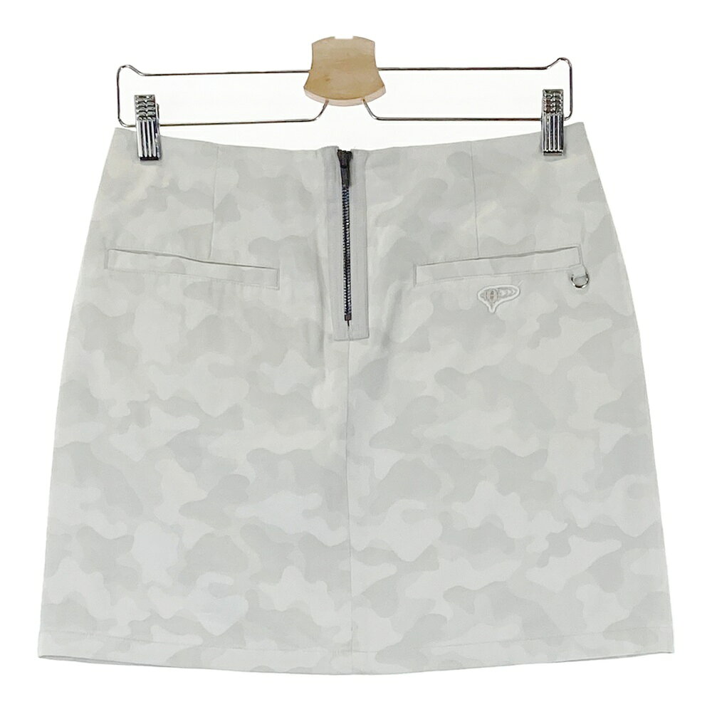 BEAMS GOLF ビームスゴルフ スカート 迷彩 グレー系 M 【中古】ゴルフウェア レディース