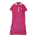J.LINDEBERG ジェイリンドバーグ 半袖ワンピース パープル系 M 【中古】ゴルフウェア レディース