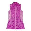 LANVIN SPORT ランバン スポール ノースリーブ ジップワンピース パープル系 40 【中古】ゴルフウェア レディース