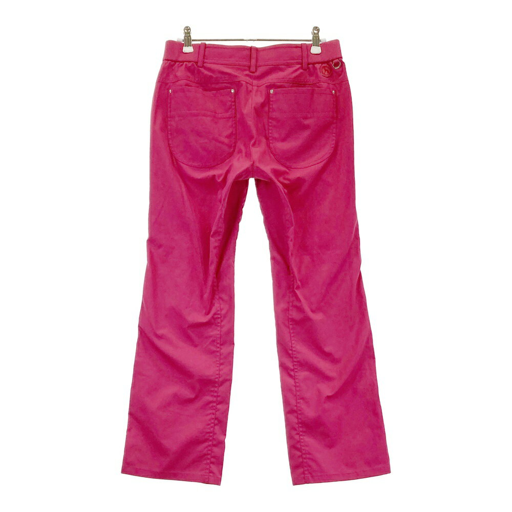 ADABAT アダバット クロップドパンツ ピンク系 38 【中古】ゴルフウェア レディース