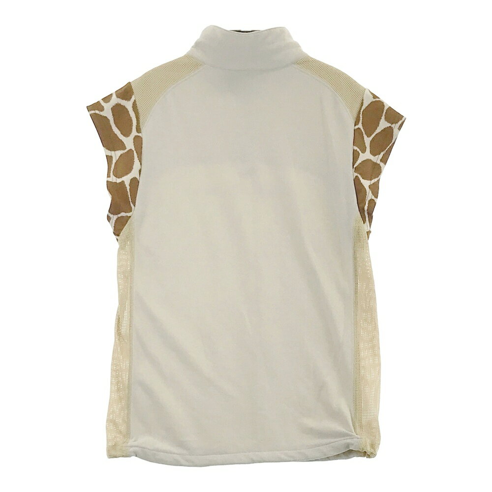 HEAL CREEK ヒールクリーク 002-21651 半袖Tシャツ ベージュ系 40 【中古】ゴルフウェア レディース