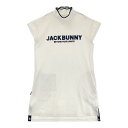 JACK BUNNY ジャックバニー モックネック 半袖ワンピース ホワイト系 2 【中古】ゴルフウェア レディース