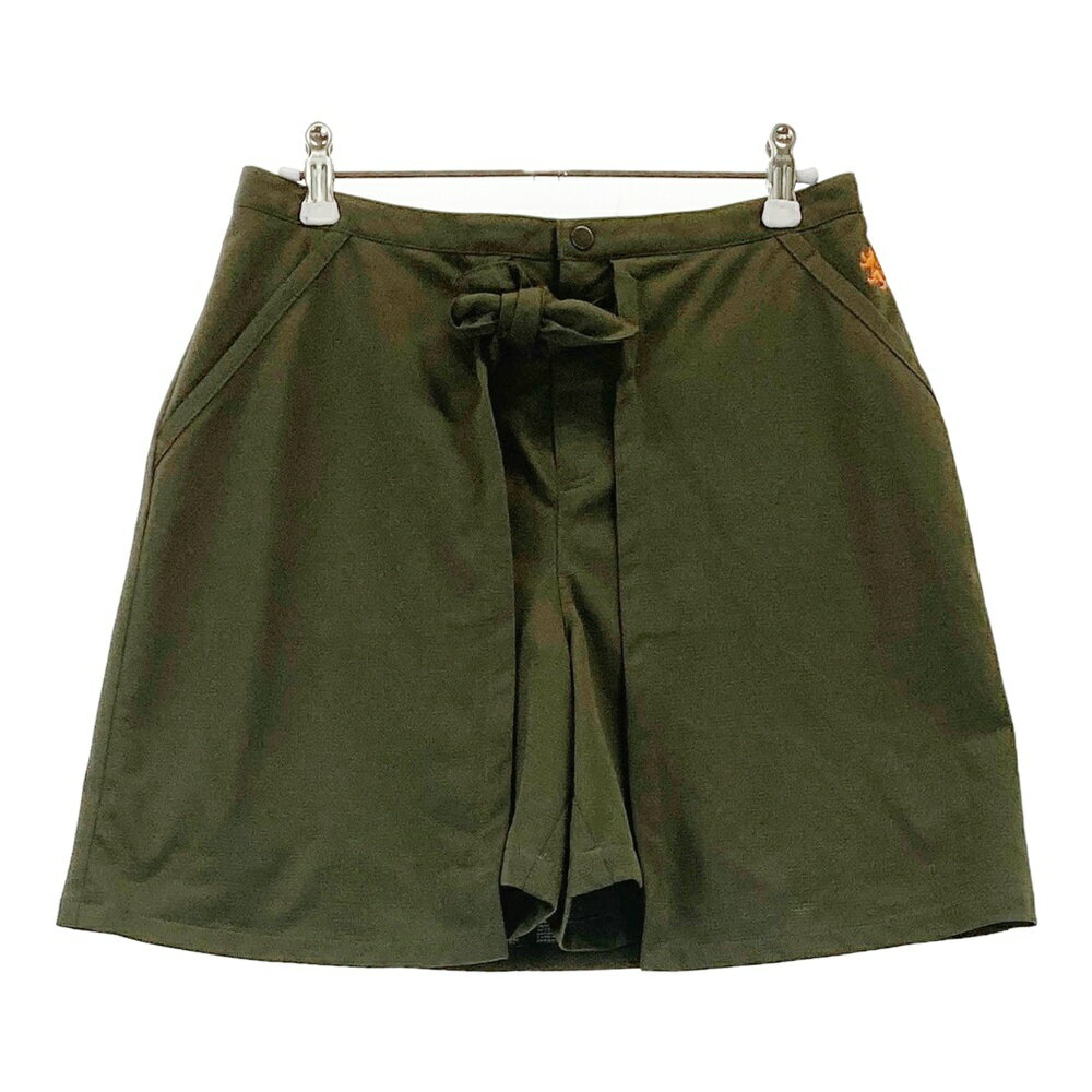 ADMIRAL アドミラル キュロットパンツ グリーン系 L 【中古】ゴルフウェア レディース