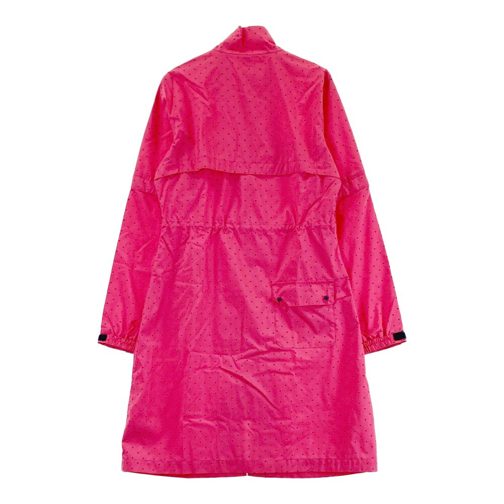 ADIDAS GOLF アディダスゴルフ climaproof 2way レインワンピース ドット柄 ピンク系 M 【中古】ゴルフウェア レディース