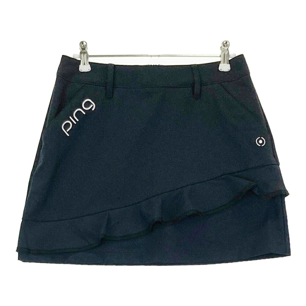 PING ピン 2023年モデル スカート ネイビー系 S 【中古】ゴルフウェア レディース