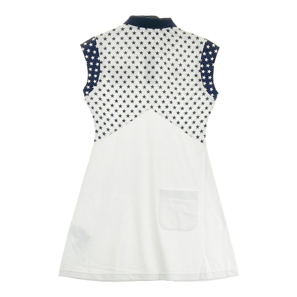 CALLAWAY キャロウェイ ノースリーブワンピース 星条旗 ホワイト系 M 【中古】ゴルフウェア レディース