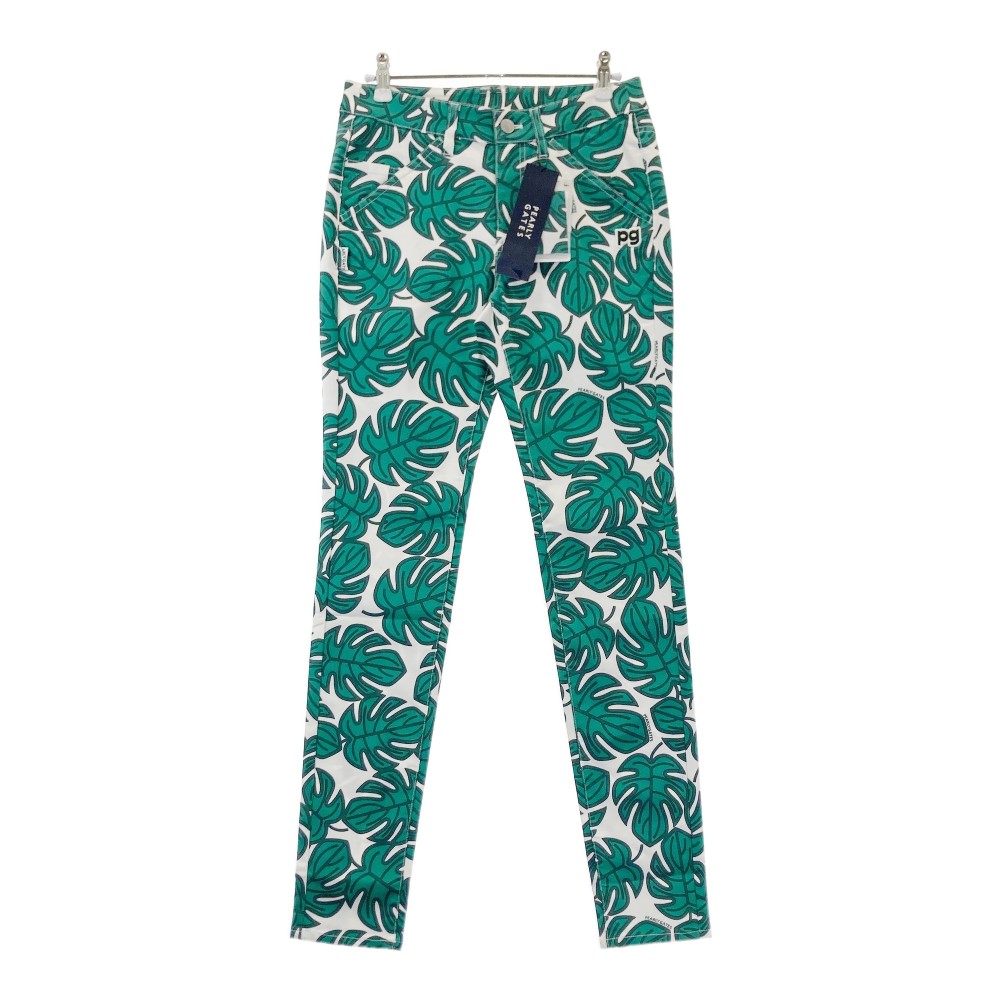 PEARLY GATES パーリーゲイツ 055-0131520 パンツ 総柄 グリーン系 0 【中古】ゴルフウェア レディース