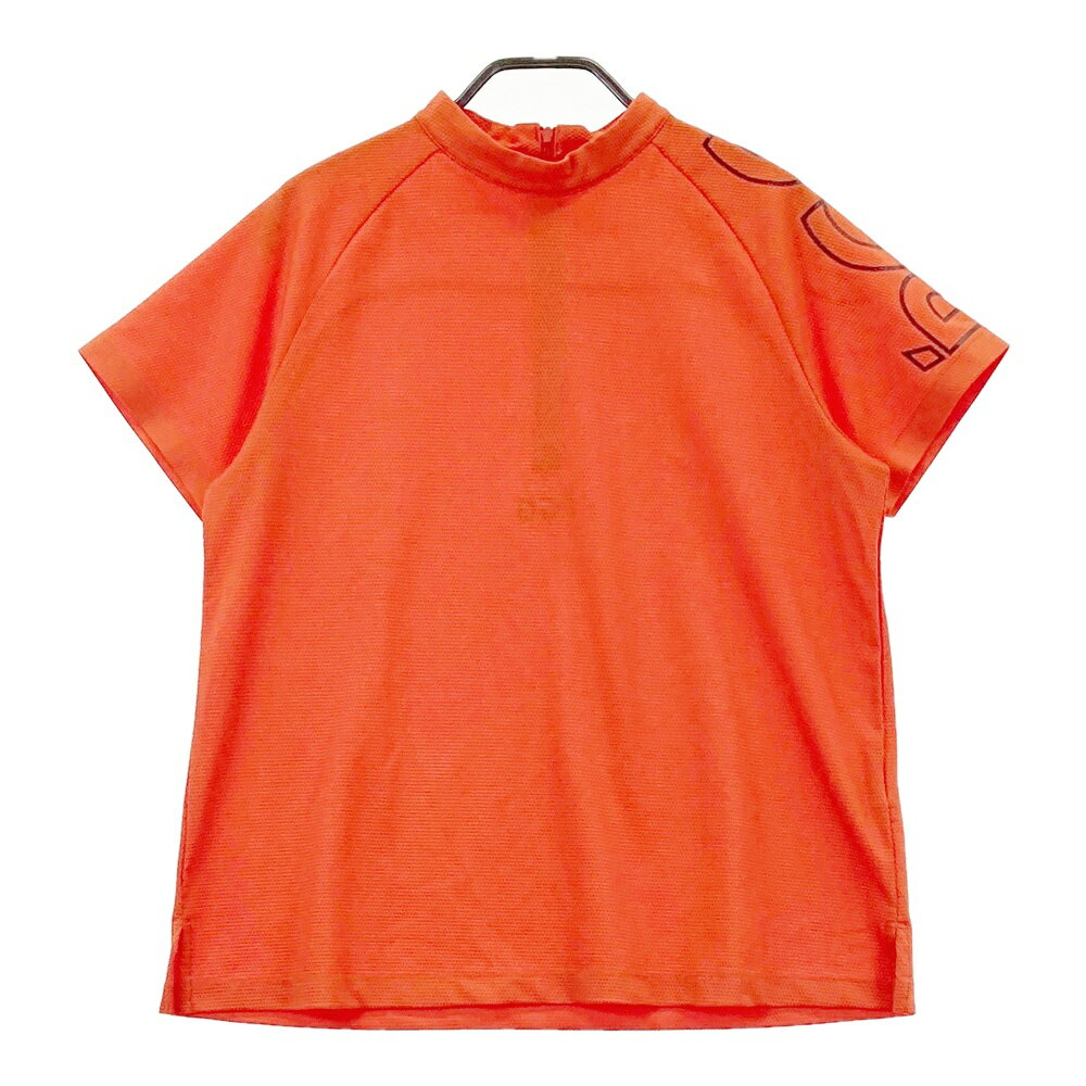 PGG PEARLY GATES パーリーゲイツ 2022年 半袖Tシャツ オレンジ系 1 【中古】ゴルフウェア レディース