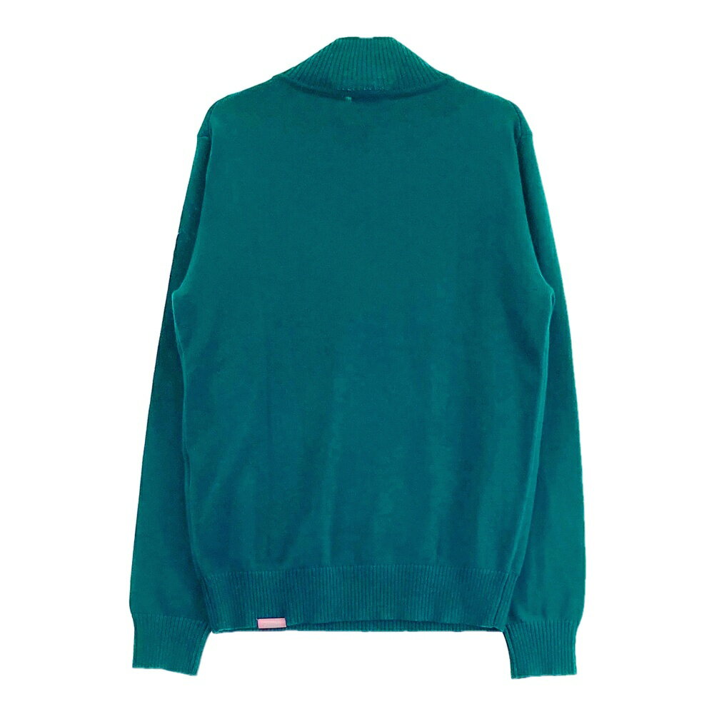 PUMA GOLF プーマゴルフ 2023年モデル ウール混 ハイネック ニットセーター グリーン系 M 【中古】ゴルフウェア レディース