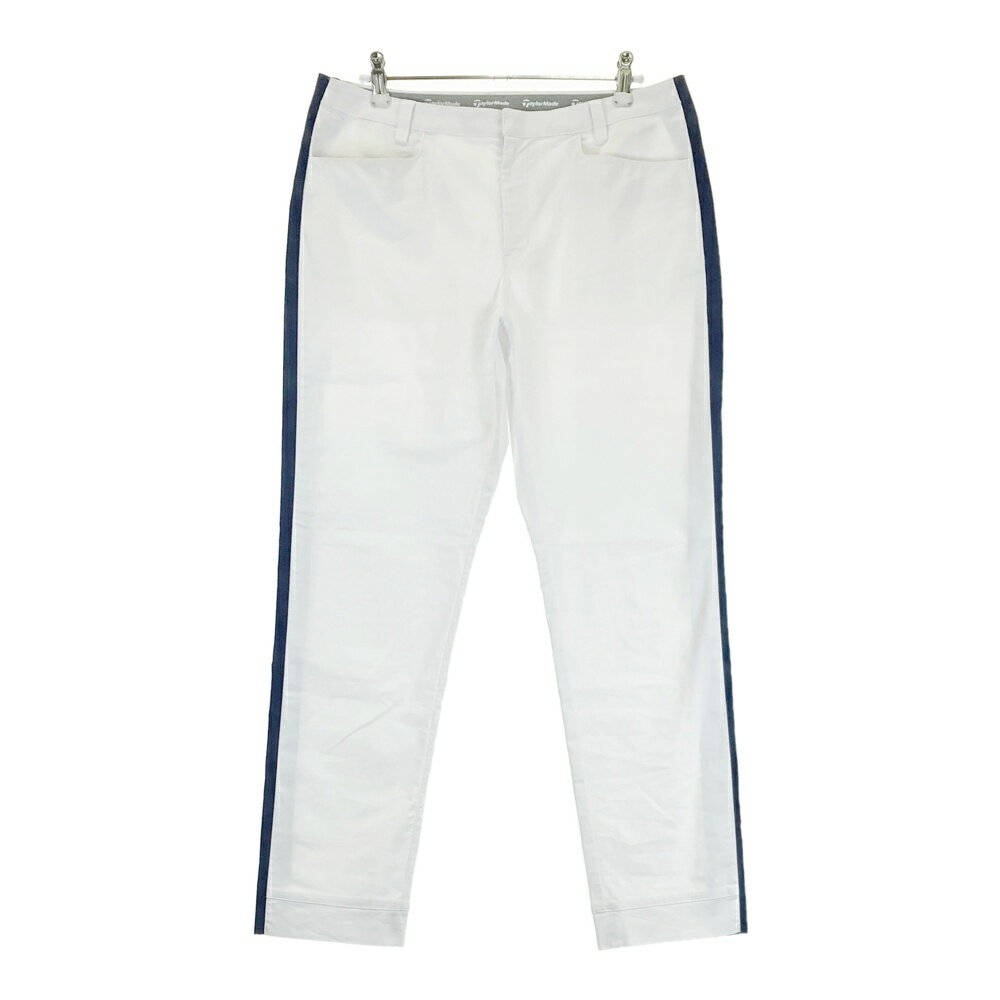 TAYLOR MADE テーラーメイド ストレッチパンツ ホワイト系 O 【中古】ゴルフウェア レディース
