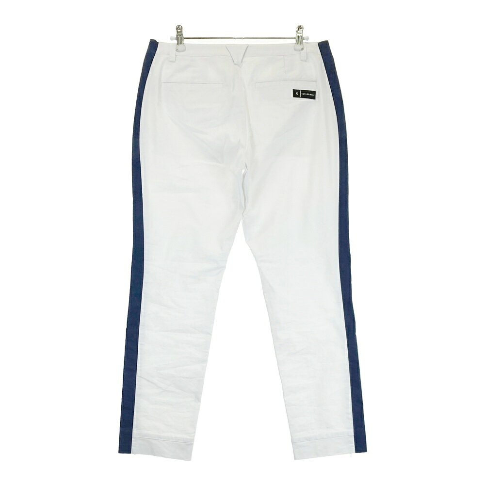 TAYLOR MADE テーラーメイド ストレッチパンツ ホワイト系 O 【中古】ゴルフウェア レディース
