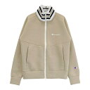 CHAMPION GOLF チャンピオンゴルフ ダンボールニットジャケット ベージュ系 MEDIUM 【中古】ゴルフウェア レディース
